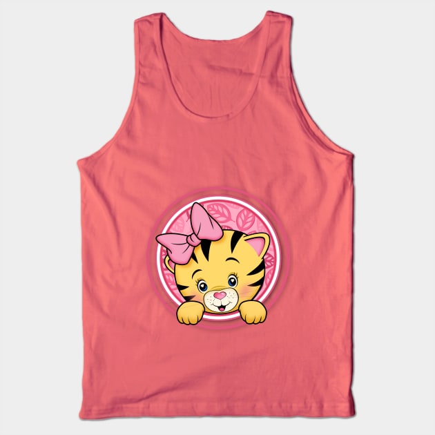 peek a boo baby tiger girl Tank Top by richhwalsh